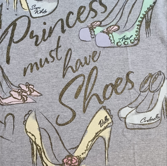 Disney Store Princess Shoe Tee - Picture 3 of 6